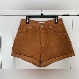 Rolla’s Women’s High Rise Corduroy Dusters Slim Shorts.